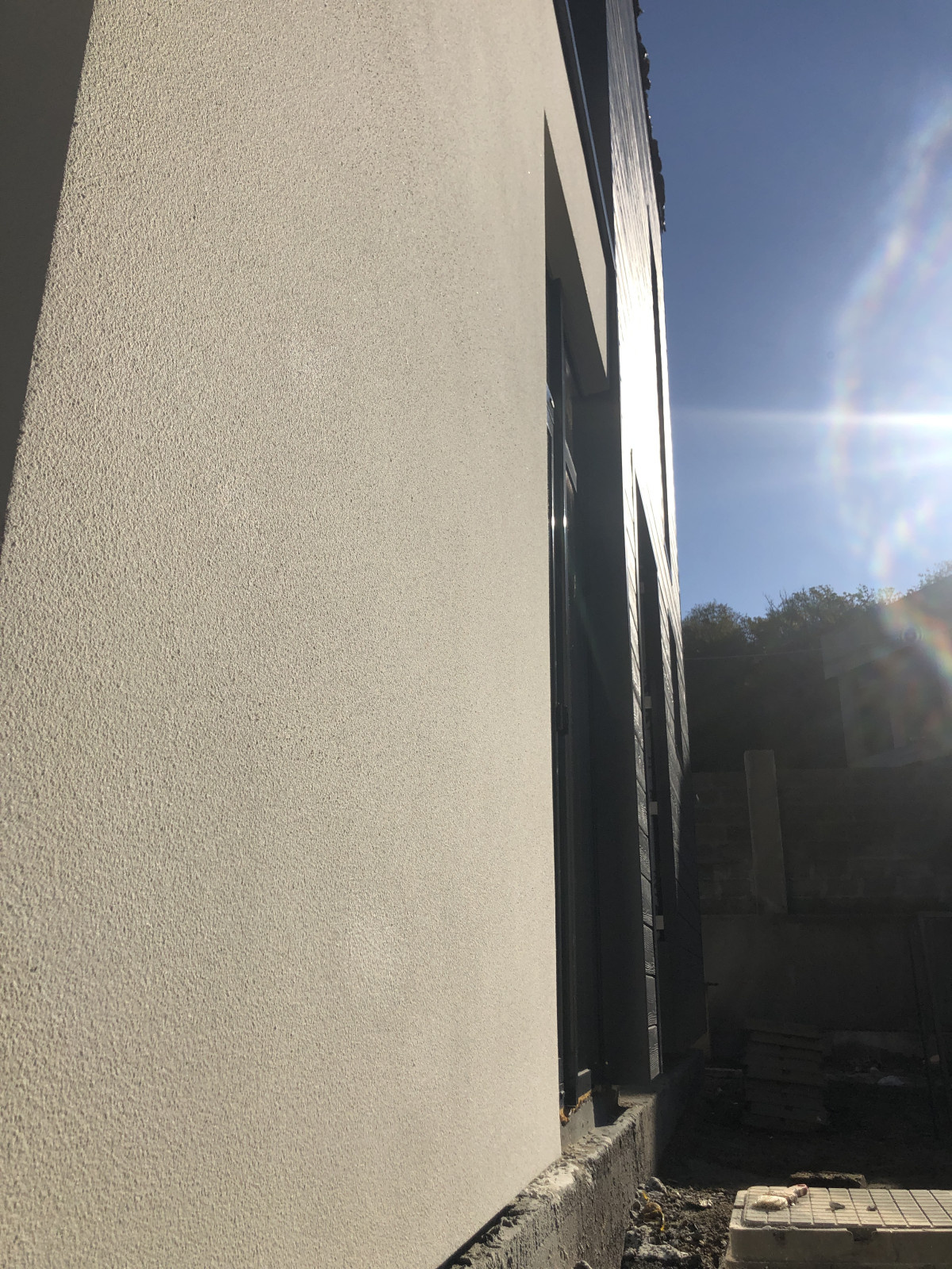 Отделка фасадов коттеджного поселка