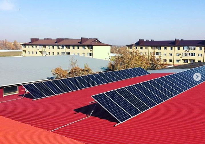 Обложка проекта: Сетевая солнечная электростанция 15 кВт