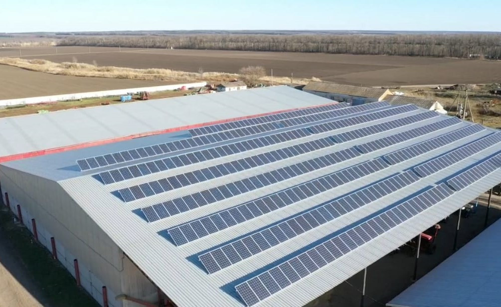 Обложка проекта: Сетевая солнечная электростанция 120 кВт