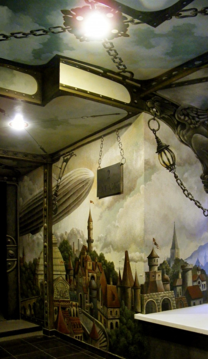 Роспись коридора