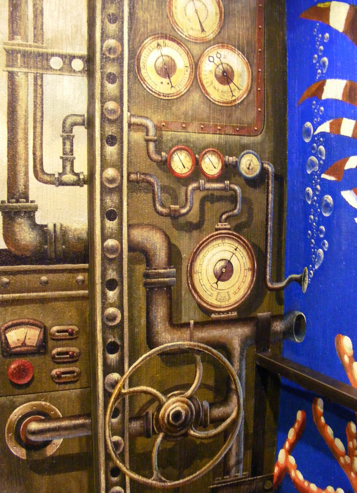 Роспись коридора