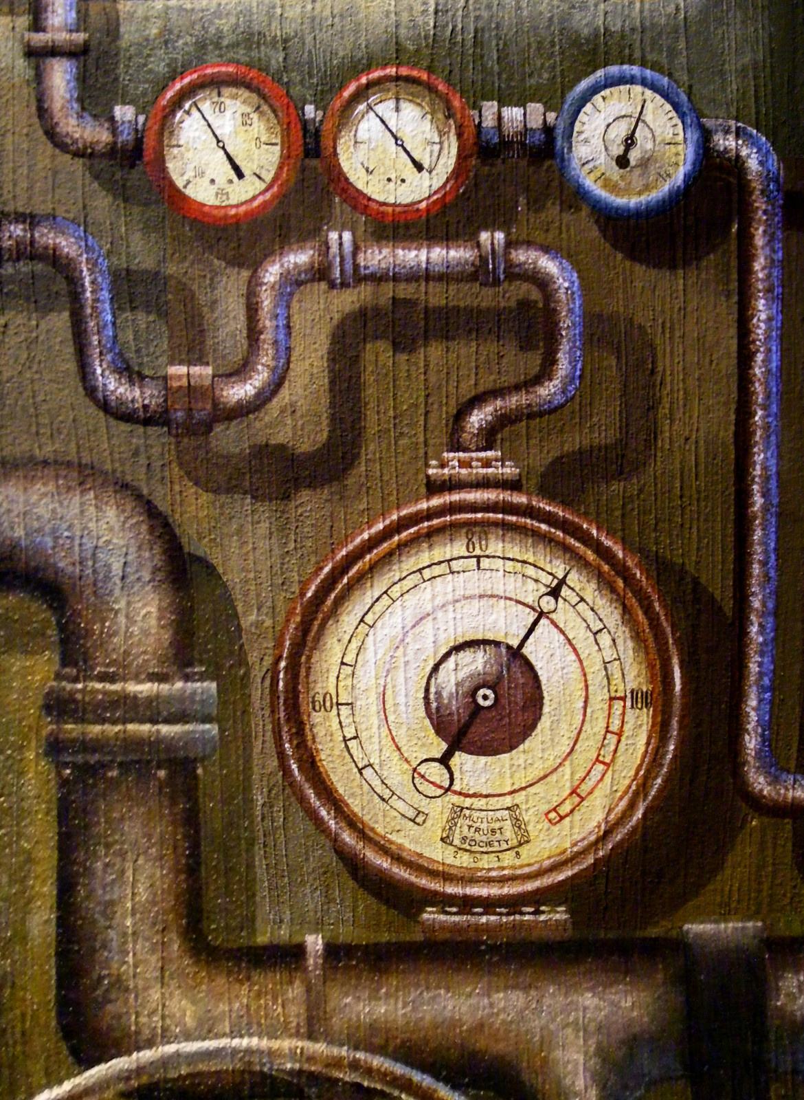 Роспись коридора