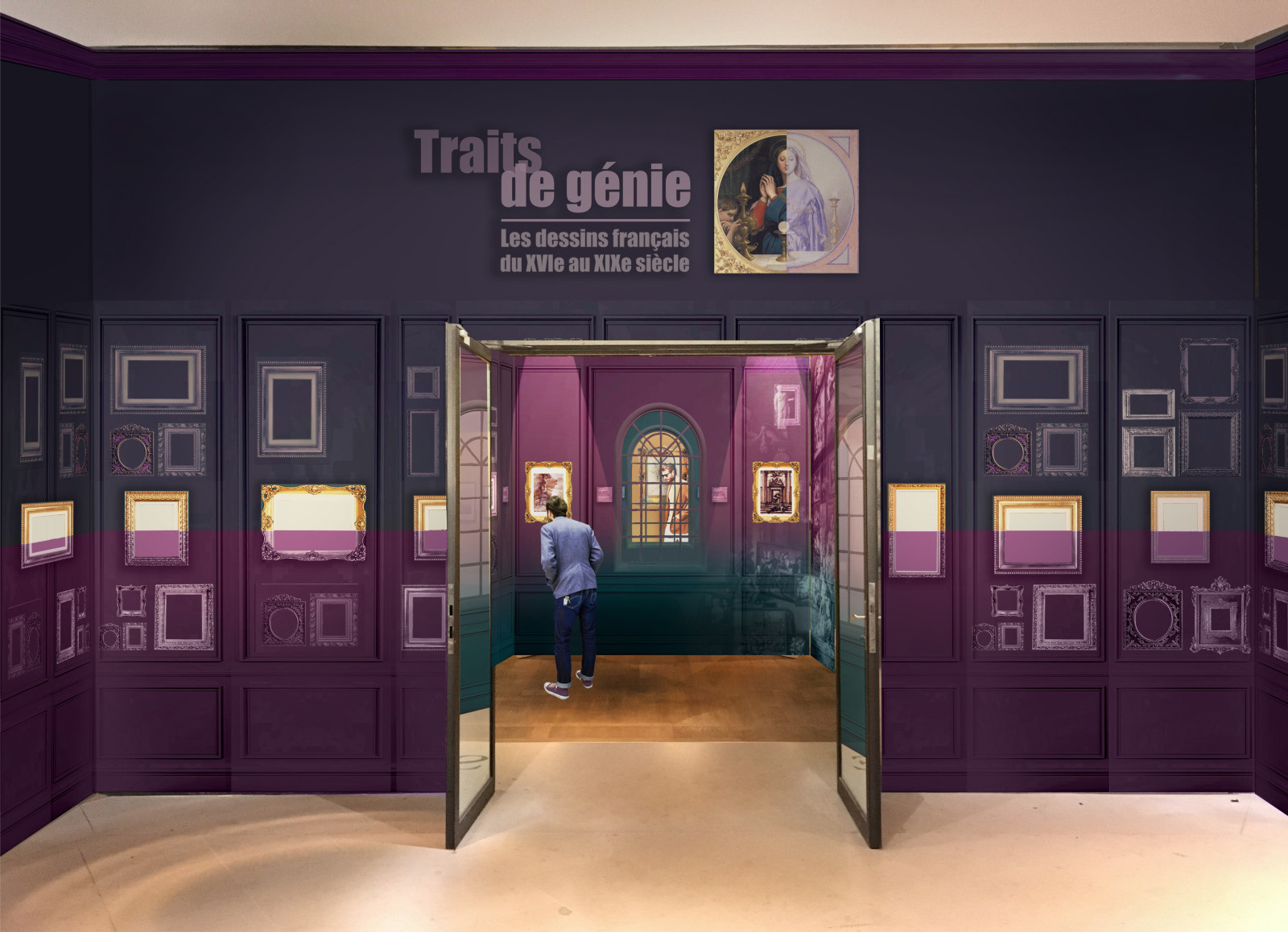 Сценография выставки в Париже