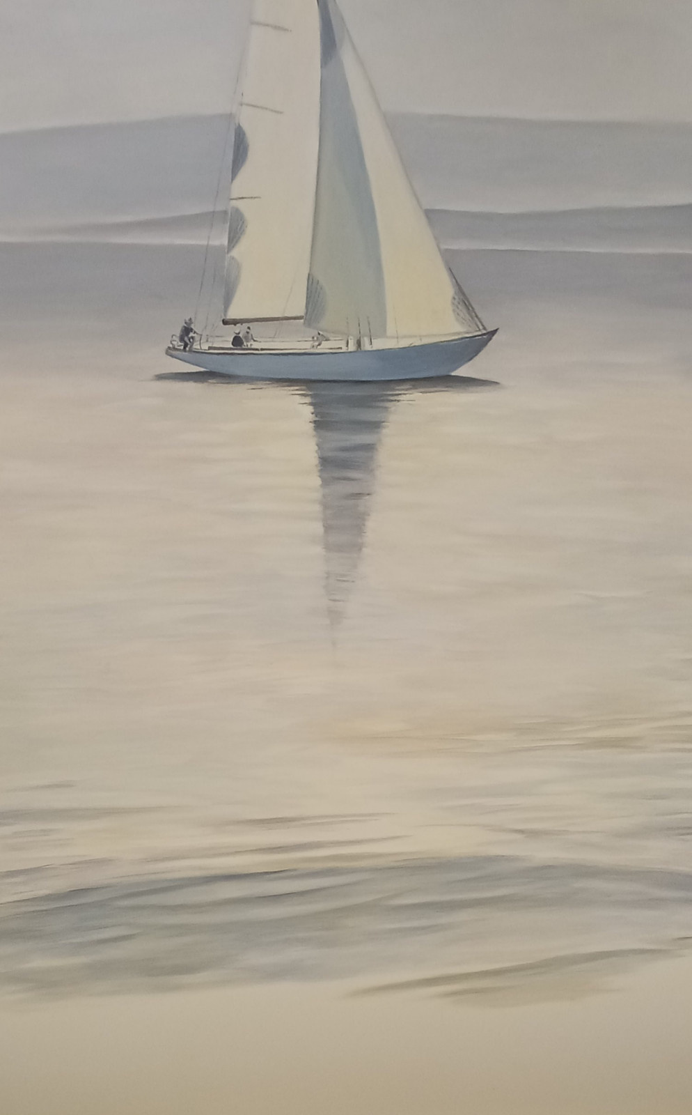 Роспись в интерьере "Жемчужный стаксель"