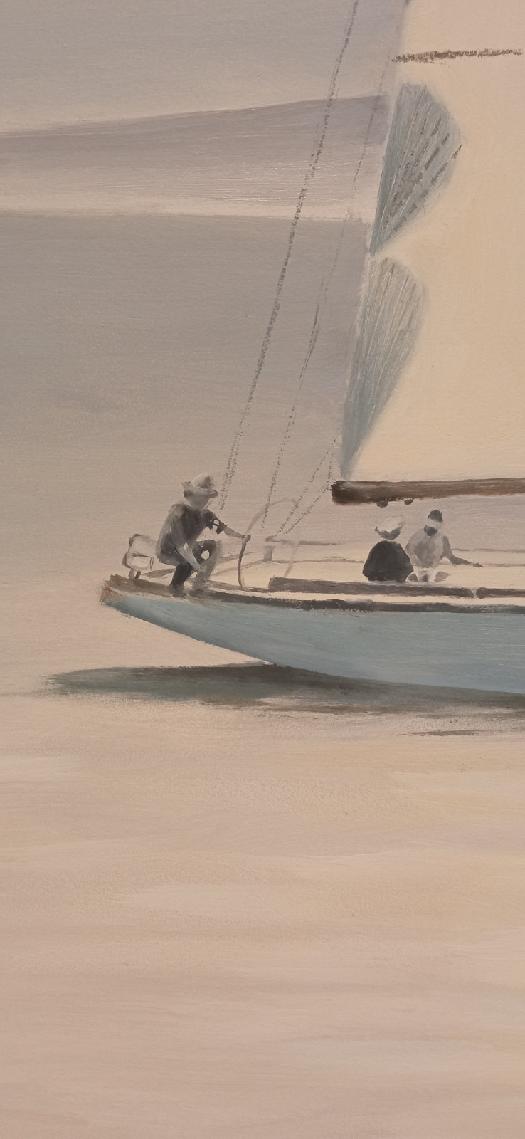 Роспись в интерьере "Жемчужный стаксель"