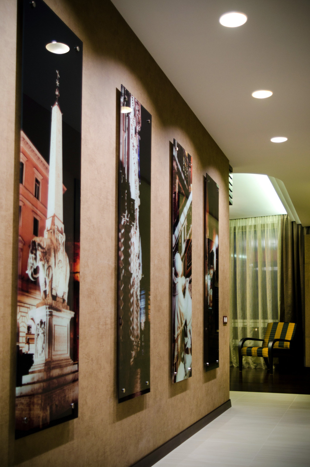 Вид на Рим из московской квартиры. Проект квартиры 130кв.м.