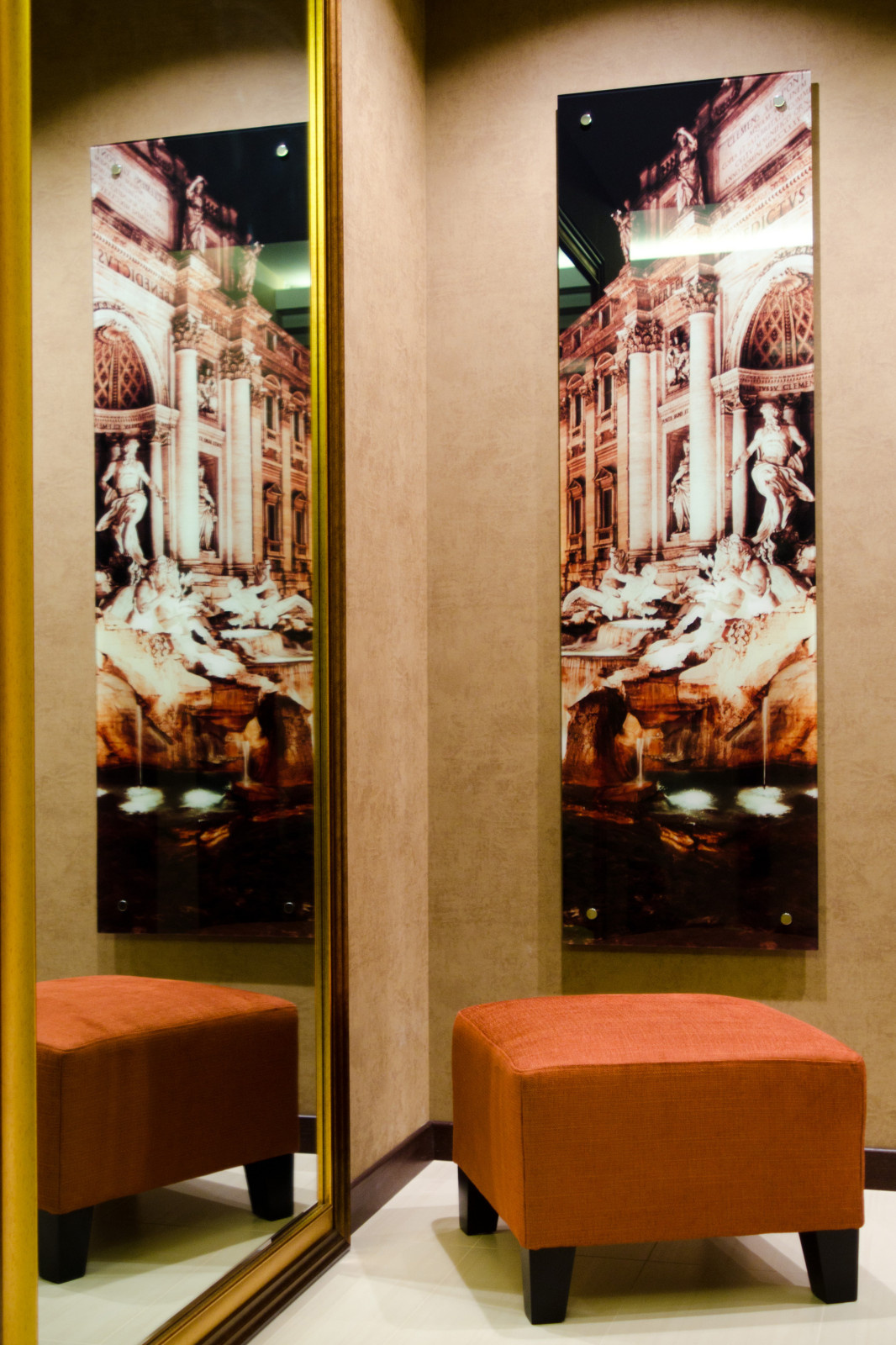 Вид на Рим из московской квартиры. Проект квартиры 130кв.м.