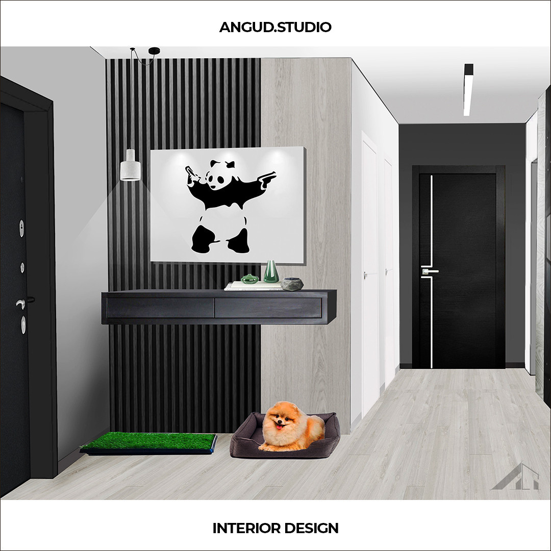 Эскизный проект квартиры 60 м² в СПб