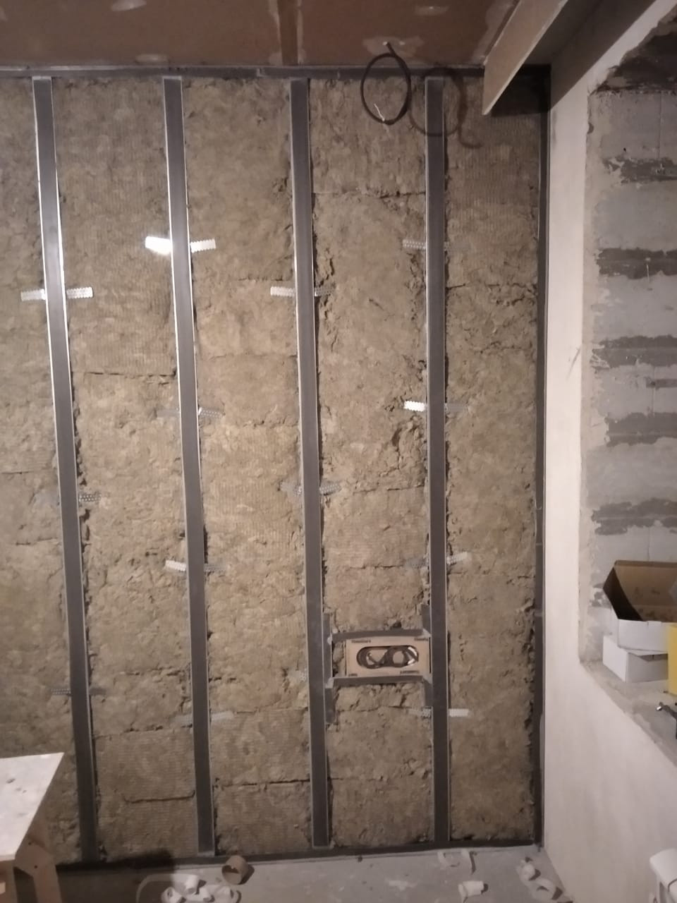 Звукоизоляция потолка и стен 151 м2 Дизельный проезд