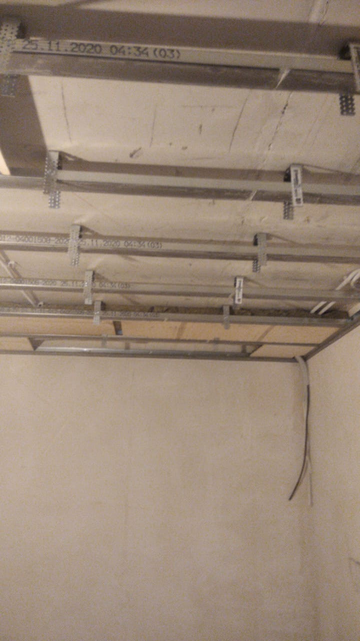 Звукоизоляция потолка и стен 151 м2 Дизельный проезд