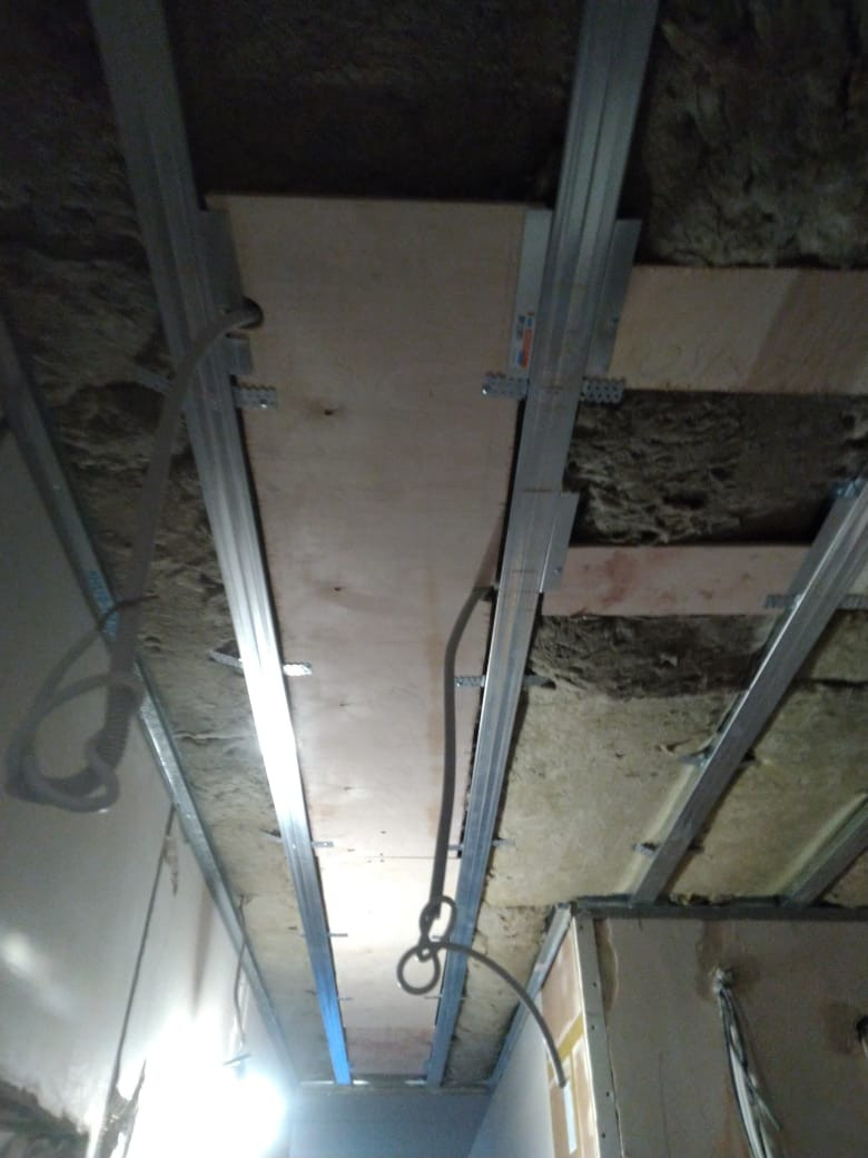 Звукоизоляция потолка и стен 151 м2 Дизельный проезд