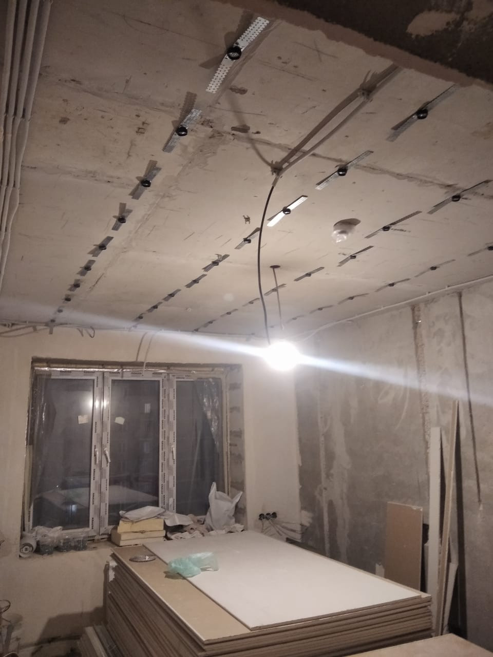 Звукоизоляция потолка и стен 151 м2 Дизельный проезд