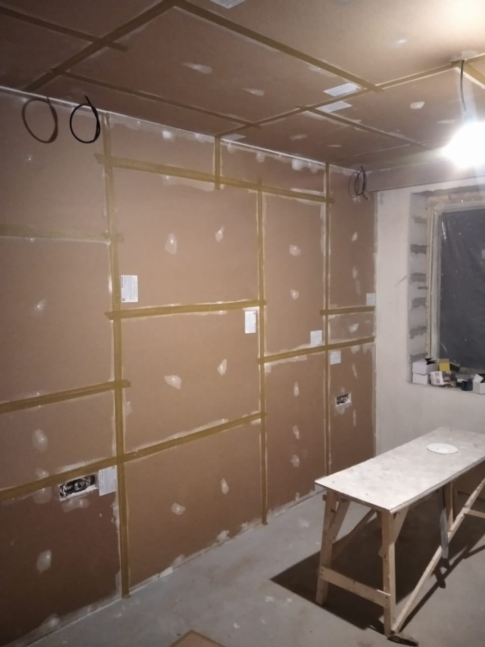 Звукоизоляция потолка и стен 151 м2 Дизельный проезд