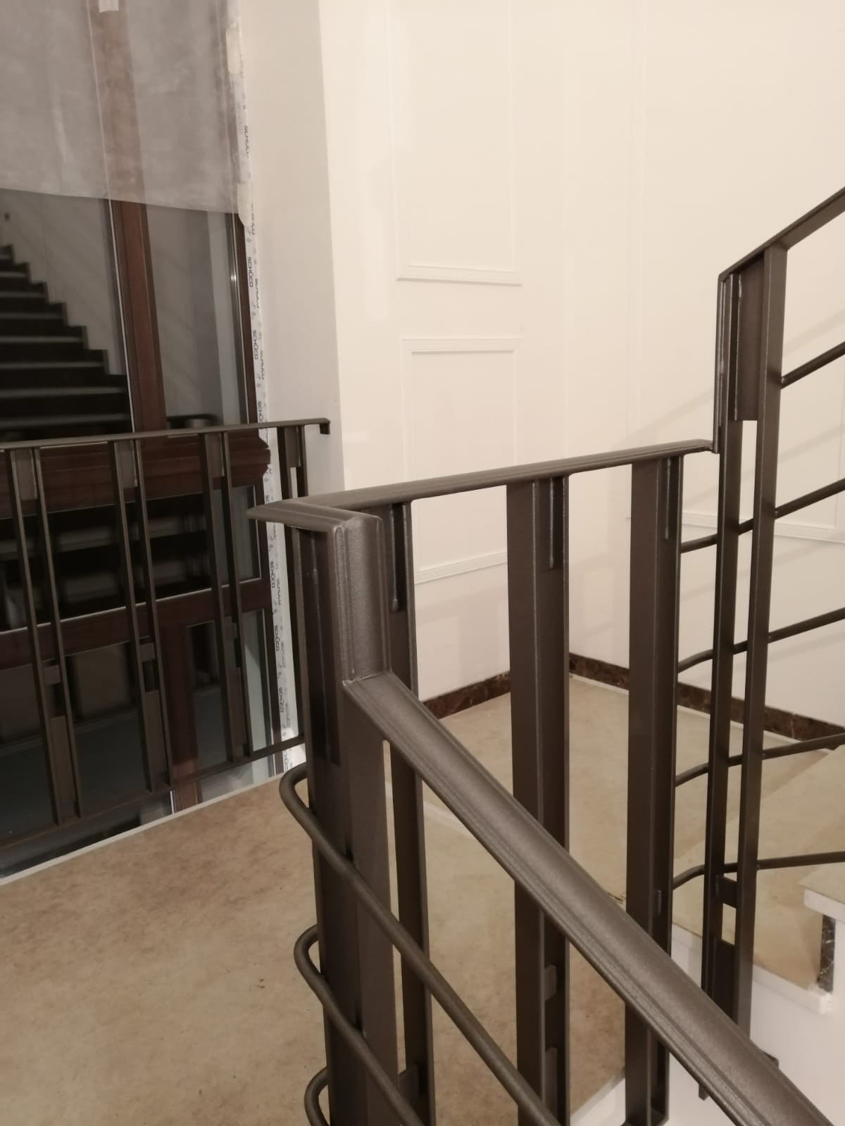 Перильное ограждение по проекту дизайнера