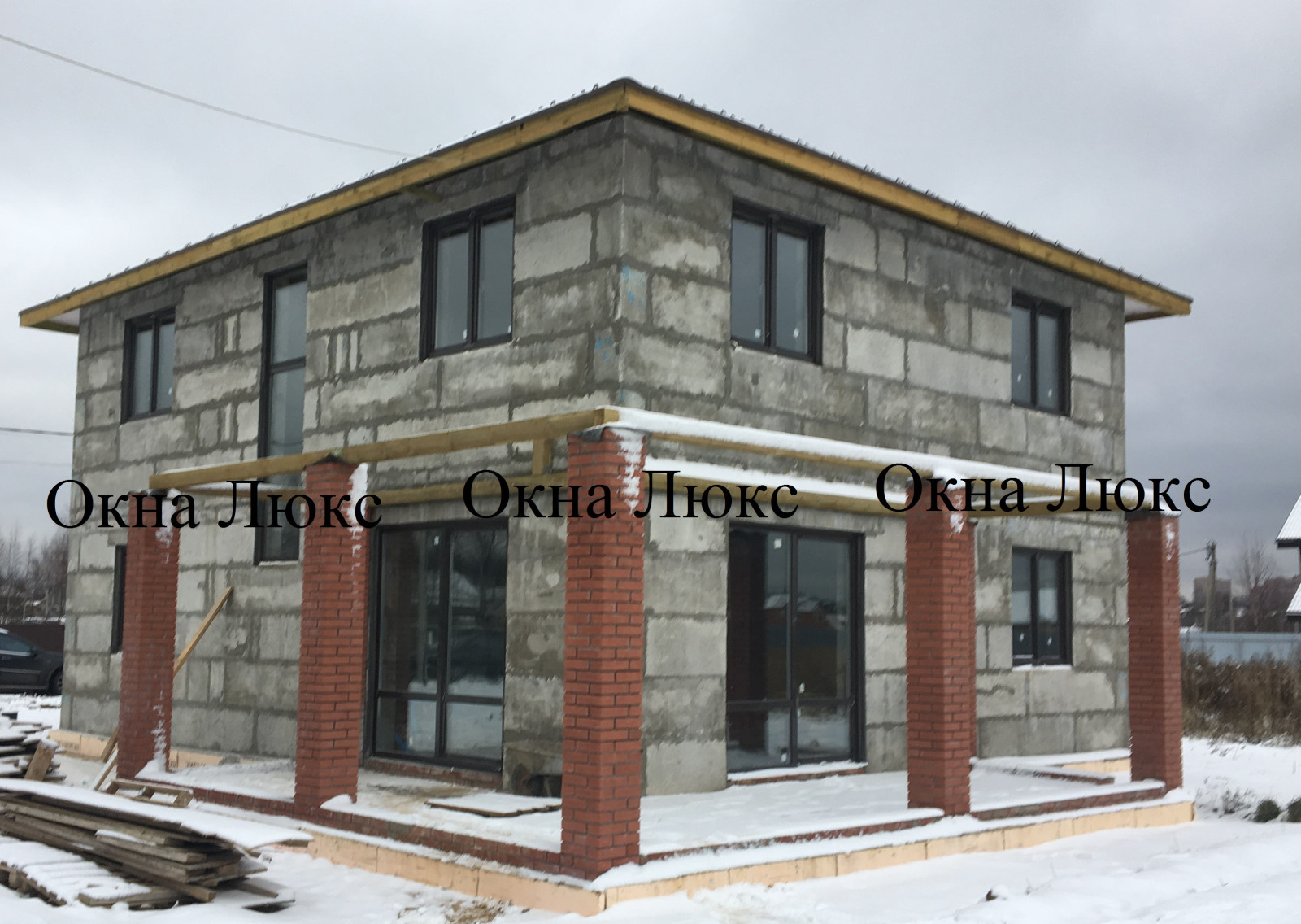 Остекление коттеджа