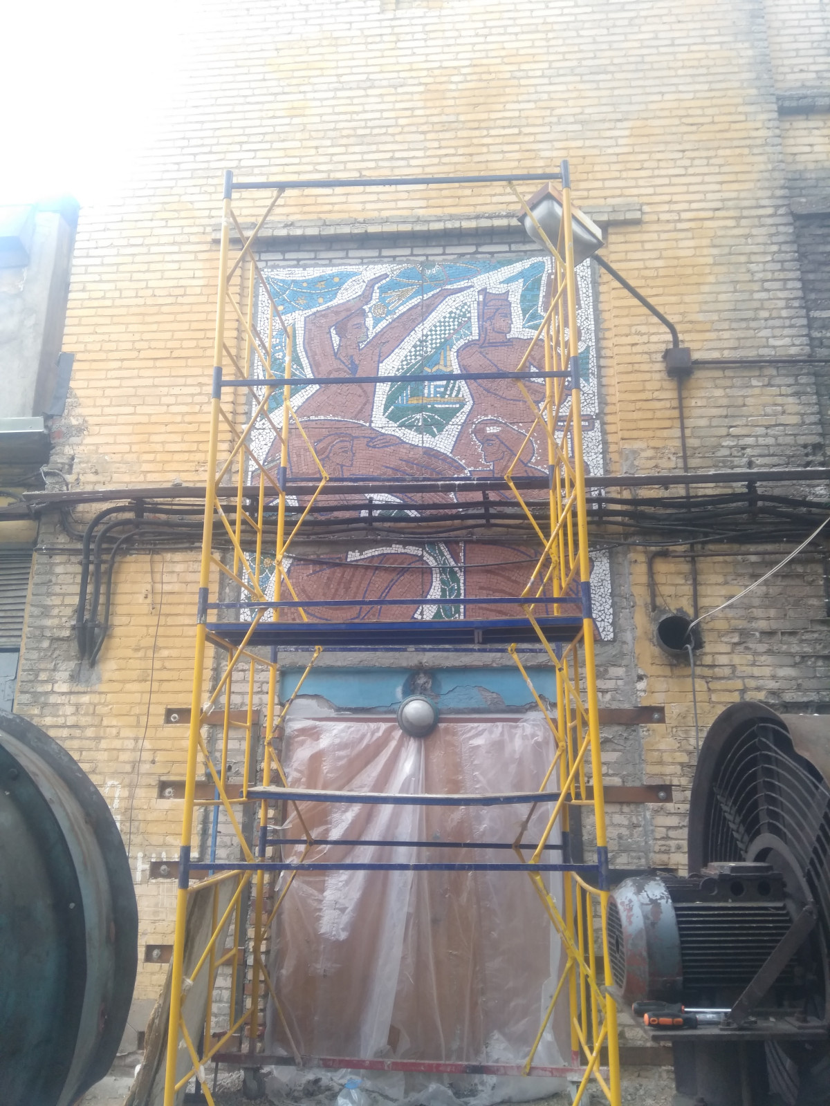 Панно Mutabor - монтаж