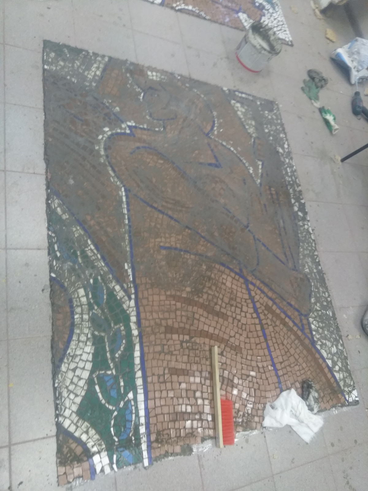 Панно Mutabor - затирка