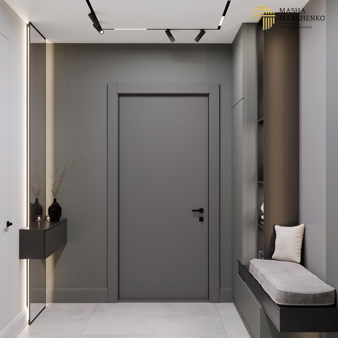 Квартира в ЖК "Галактика. Премиум", выполненная в современном стиле