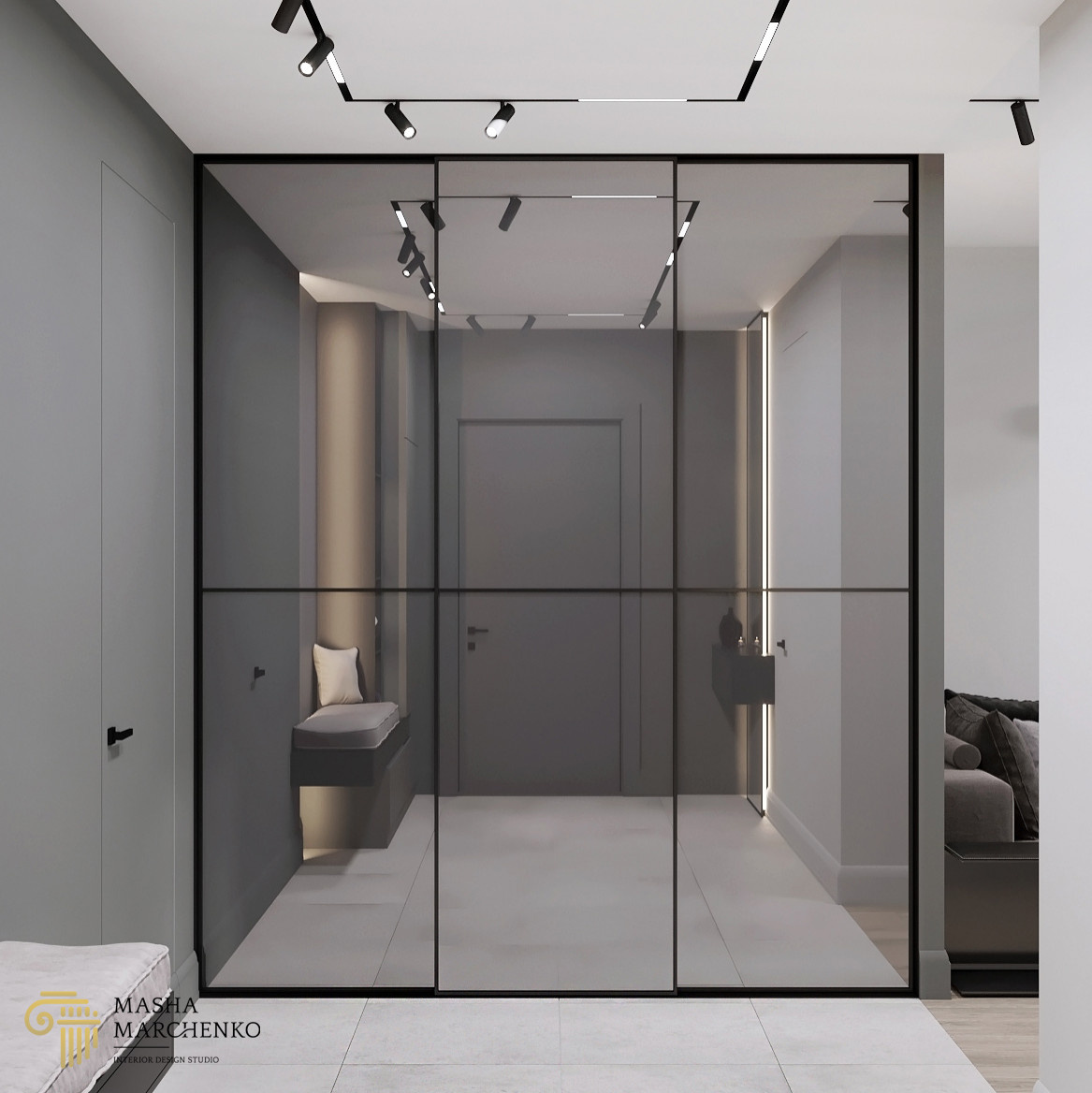 Квартира в ЖК "Галактика. Премиум", выполненная в современном стиле