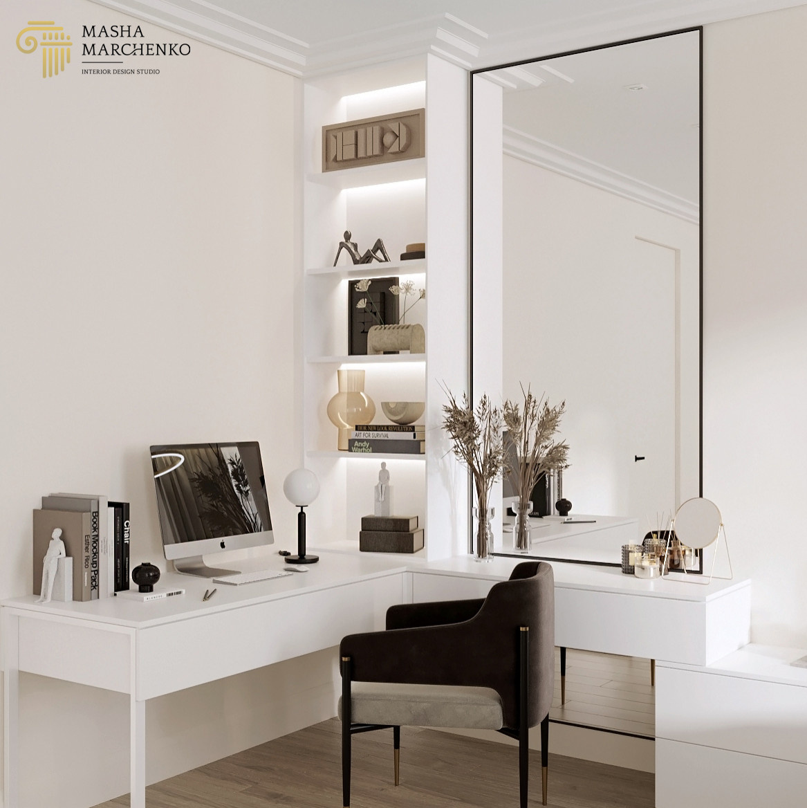 Квартира в ЖК "Галактика. Премиум", выполненная в современном стиле