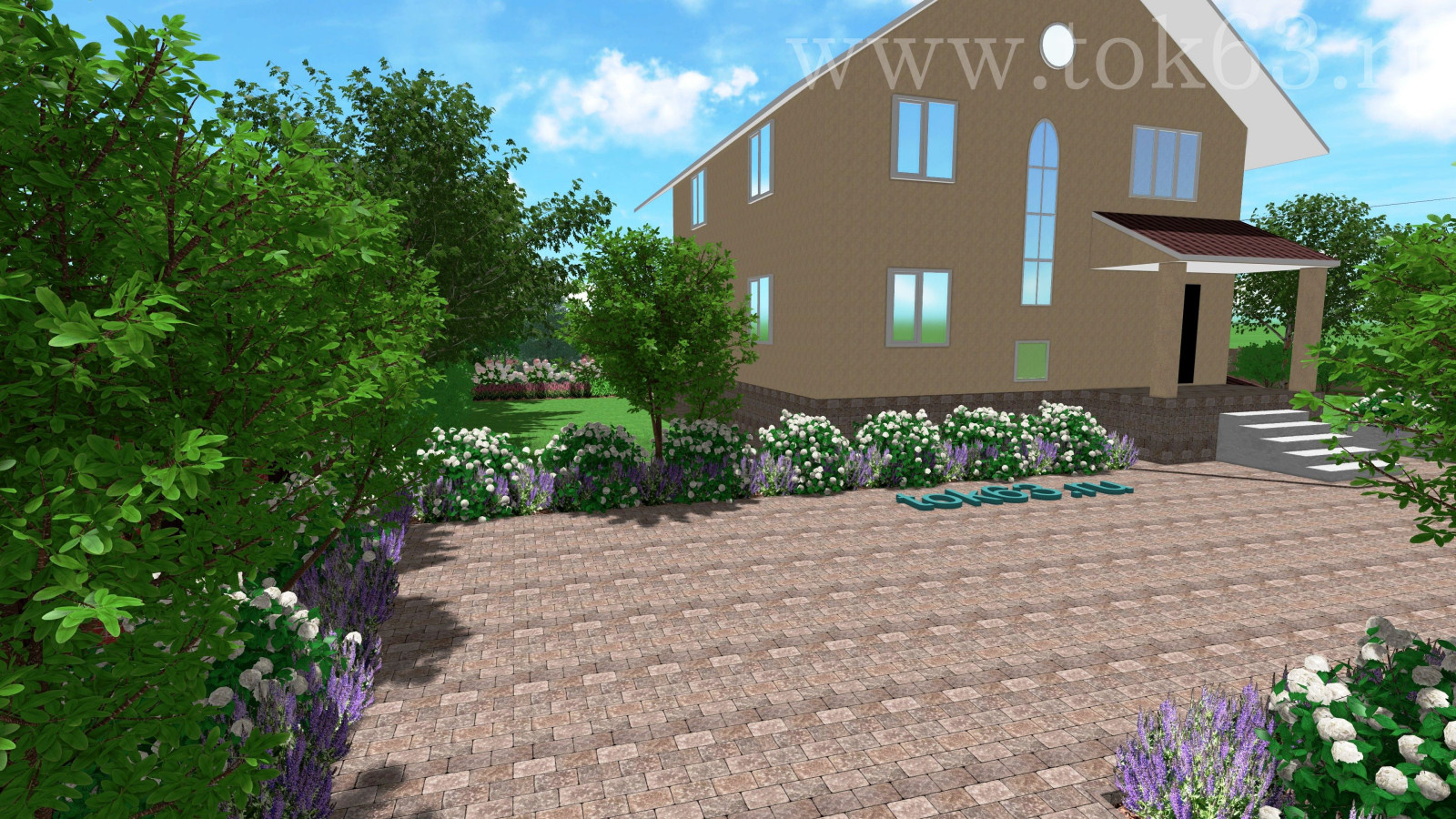 Ландшафтный проект 30 соток в Самаре