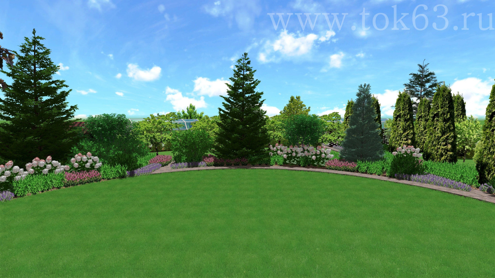 Ландшафтный проект 30 соток в Самаре