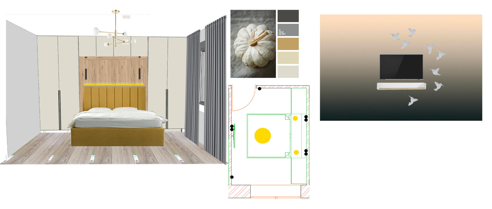 Gusarskaya Loft Renderings