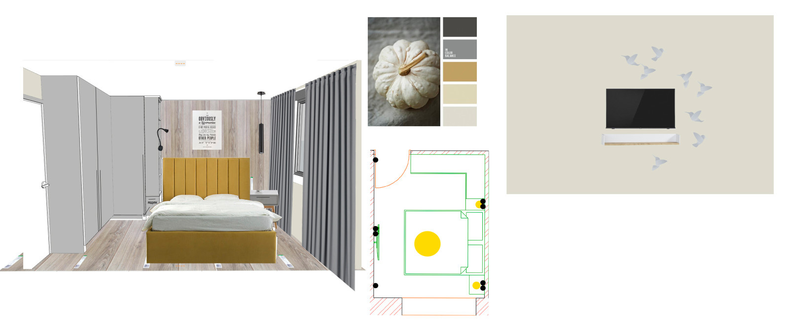 Gusarskaya Loft Renderings