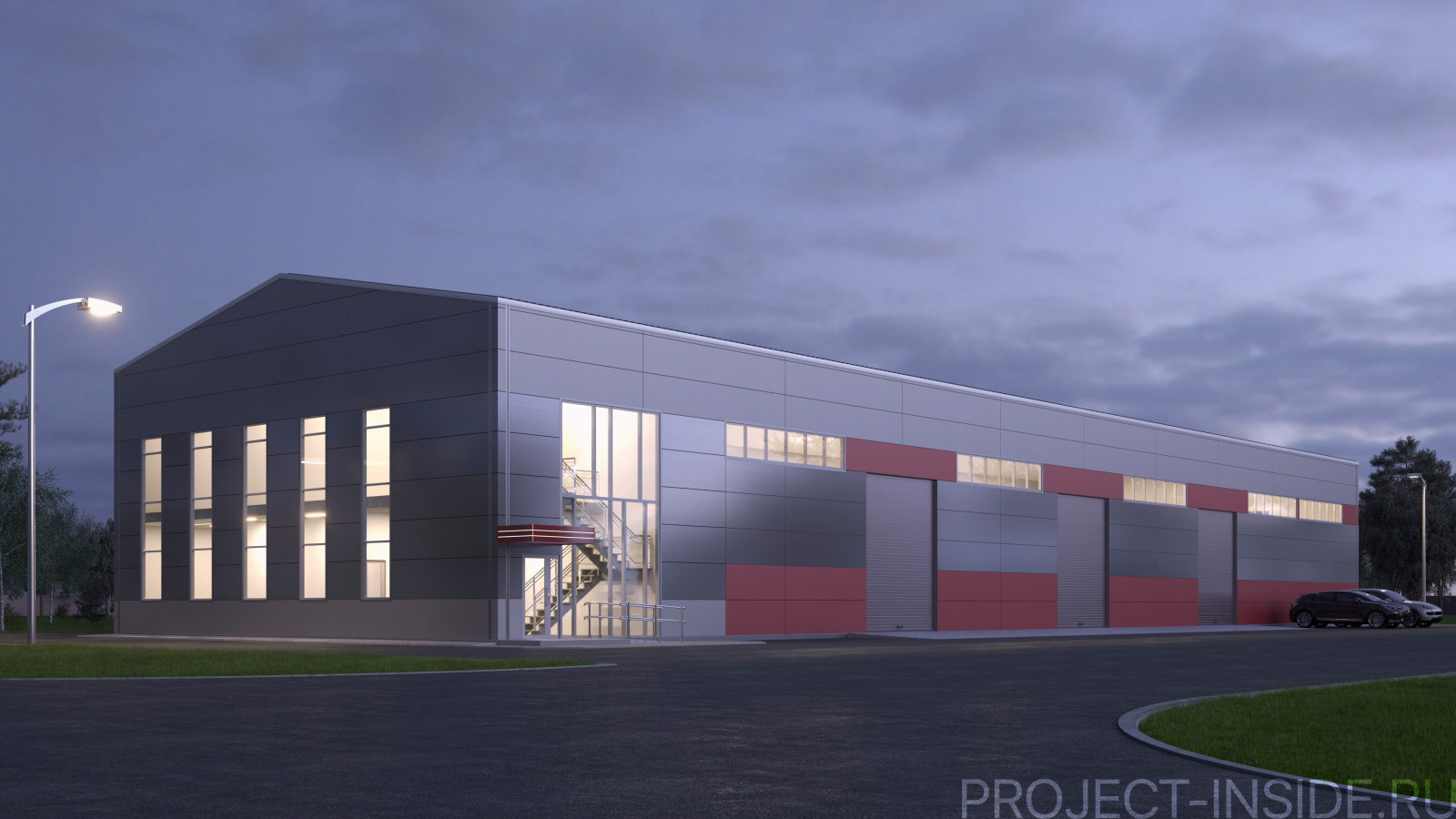Обложка проекта: Проект производственного здания