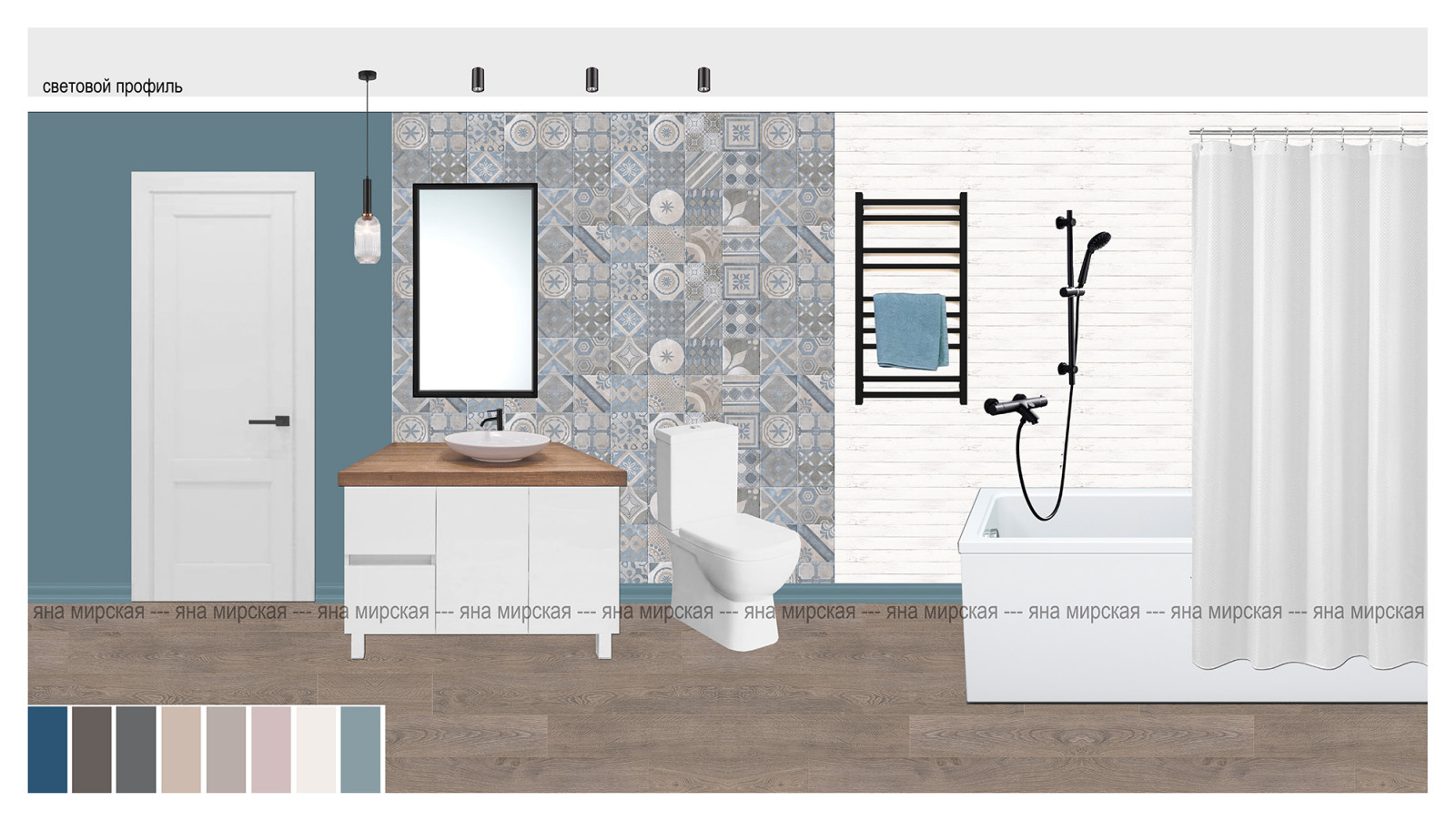 Дизайн квартиры из двух квартир