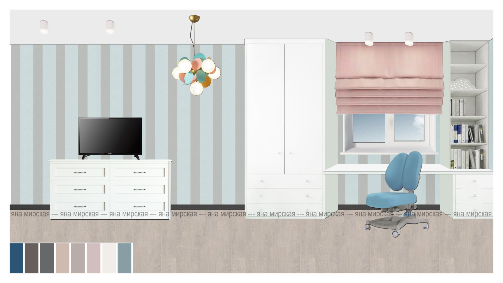 Дизайн квартиры из двух квартир