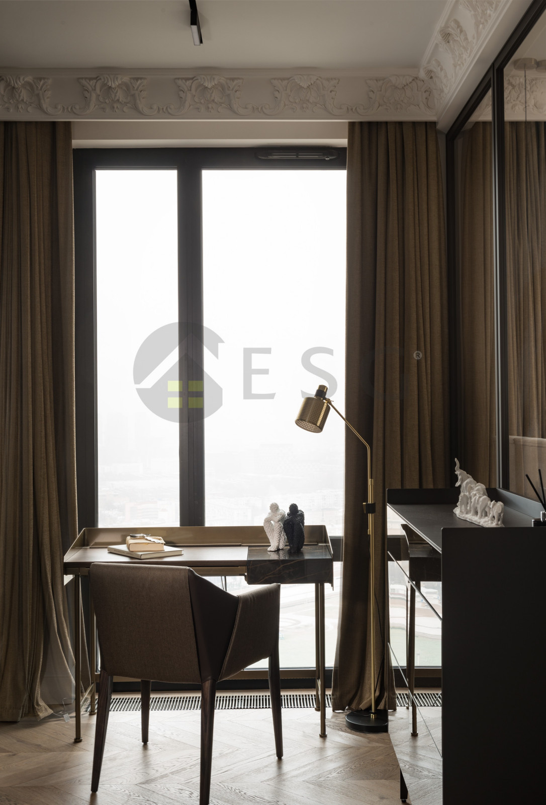 Роскошная квартира с панорамными окнами