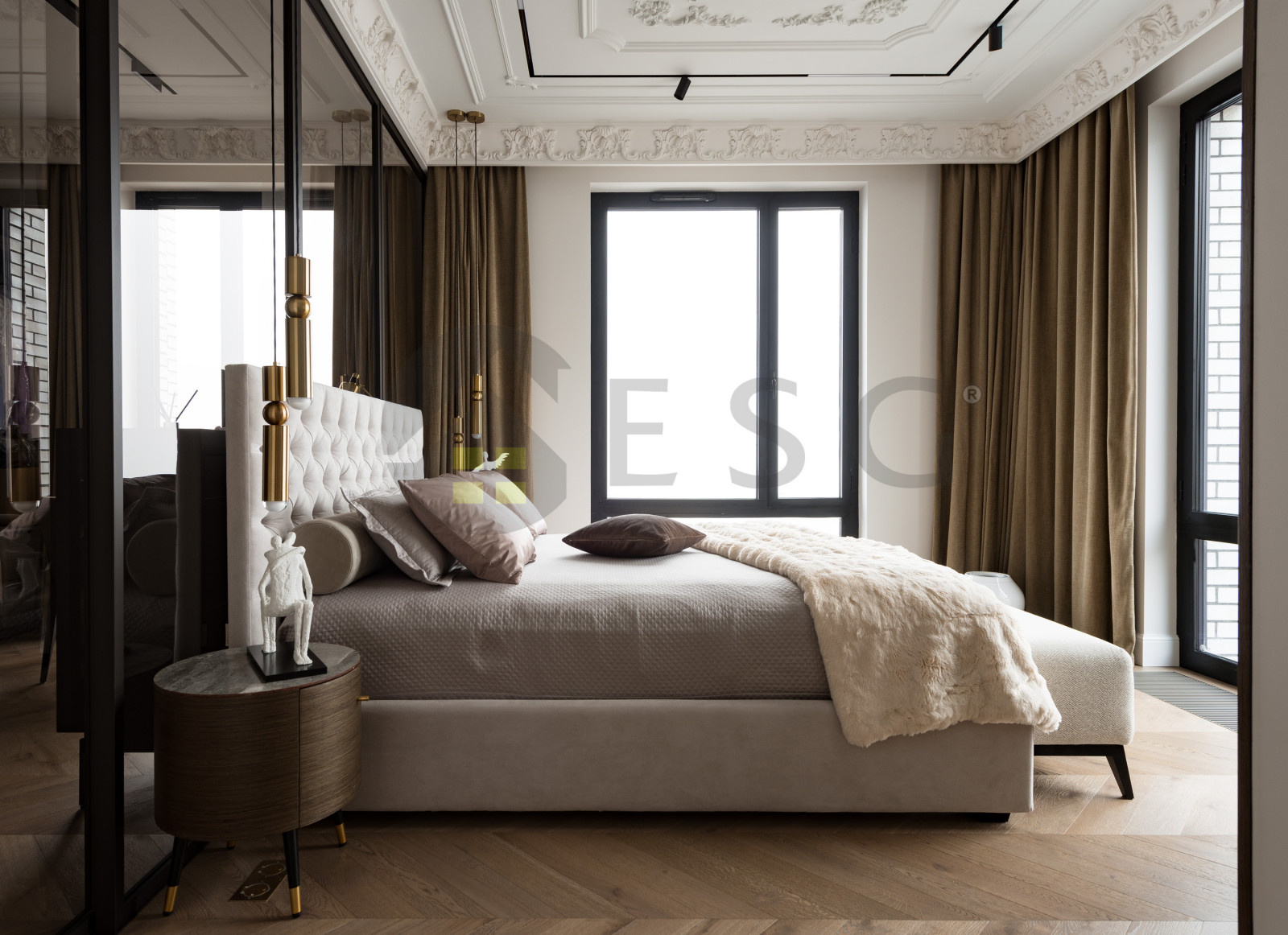 Роскошная квартира с панорамными окнами