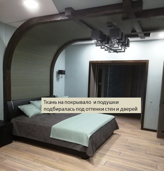 Спальня со СПА-зоной в загородном доме.