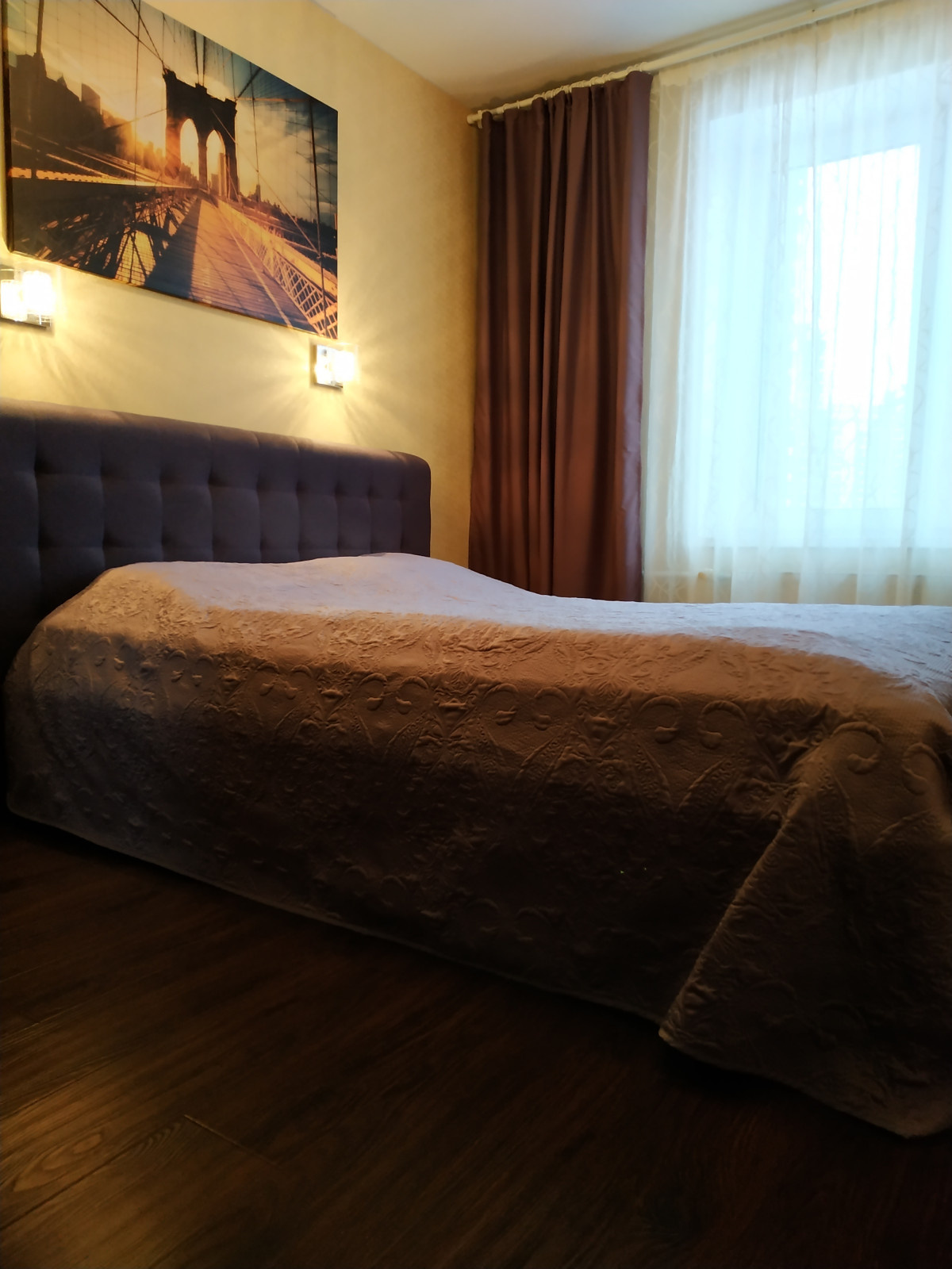 Квартира в тонах сентябрьского парка.