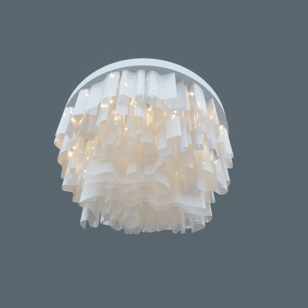 3д визуализации подвесных потолков Paper Design в 3d max