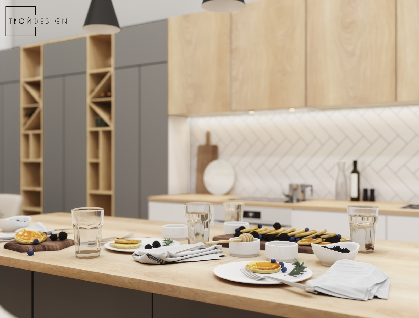 Обложка проекта: КУХНЯ-ГОСТИНАЯ #TDприозерный_216