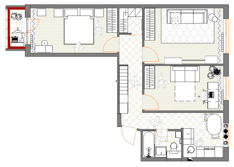 План расстановки мебели