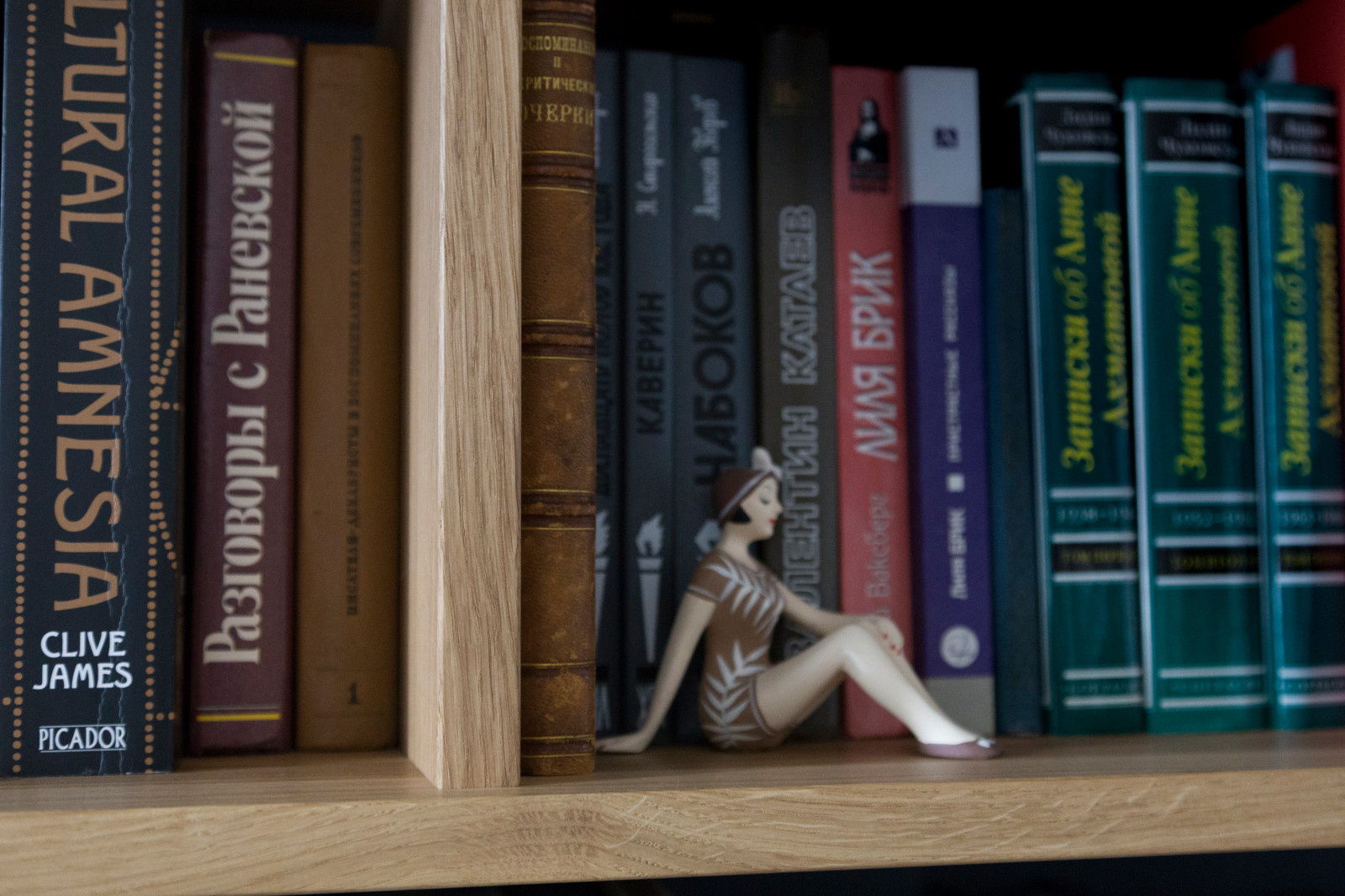 Библиотека из массива дуба в масле