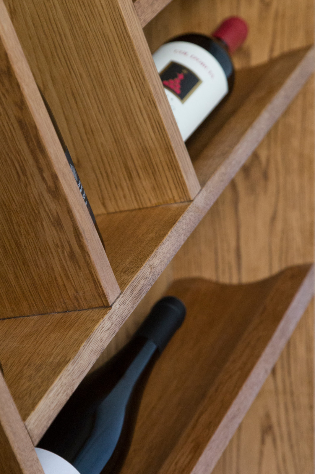 Винный стеллаж из дуба в масле