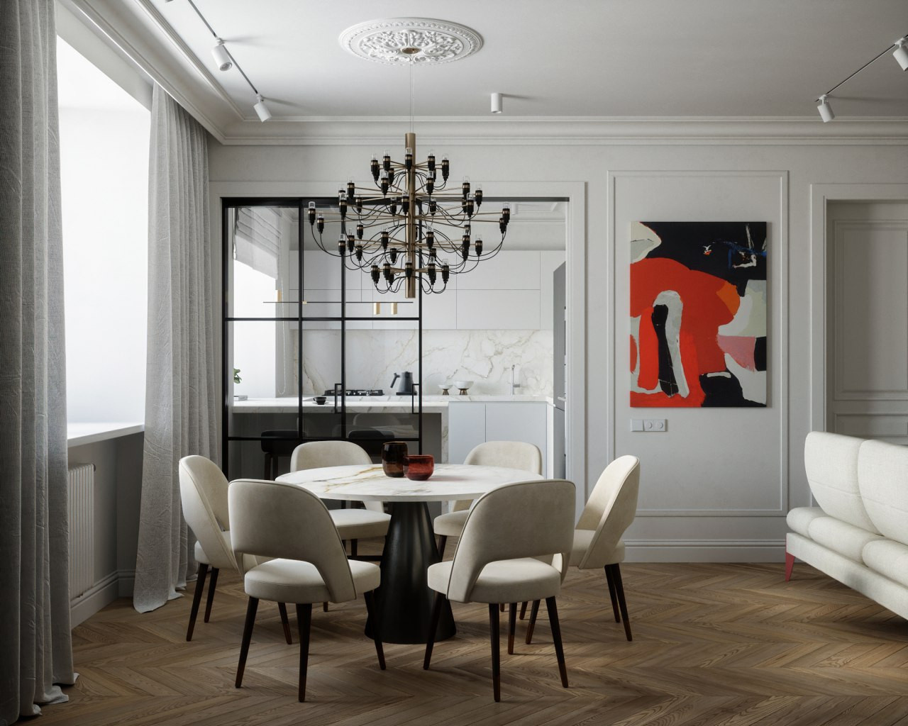 Двери BELVEDERE и венгерская елка LEGEND  Pattern