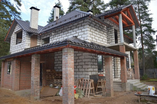 Всеволожск. Коттедж из газобетона