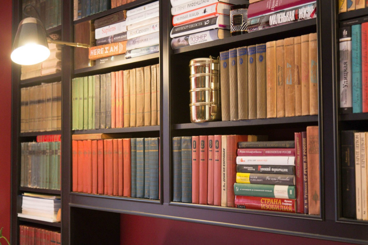 Библиотека из МДФ в эмали