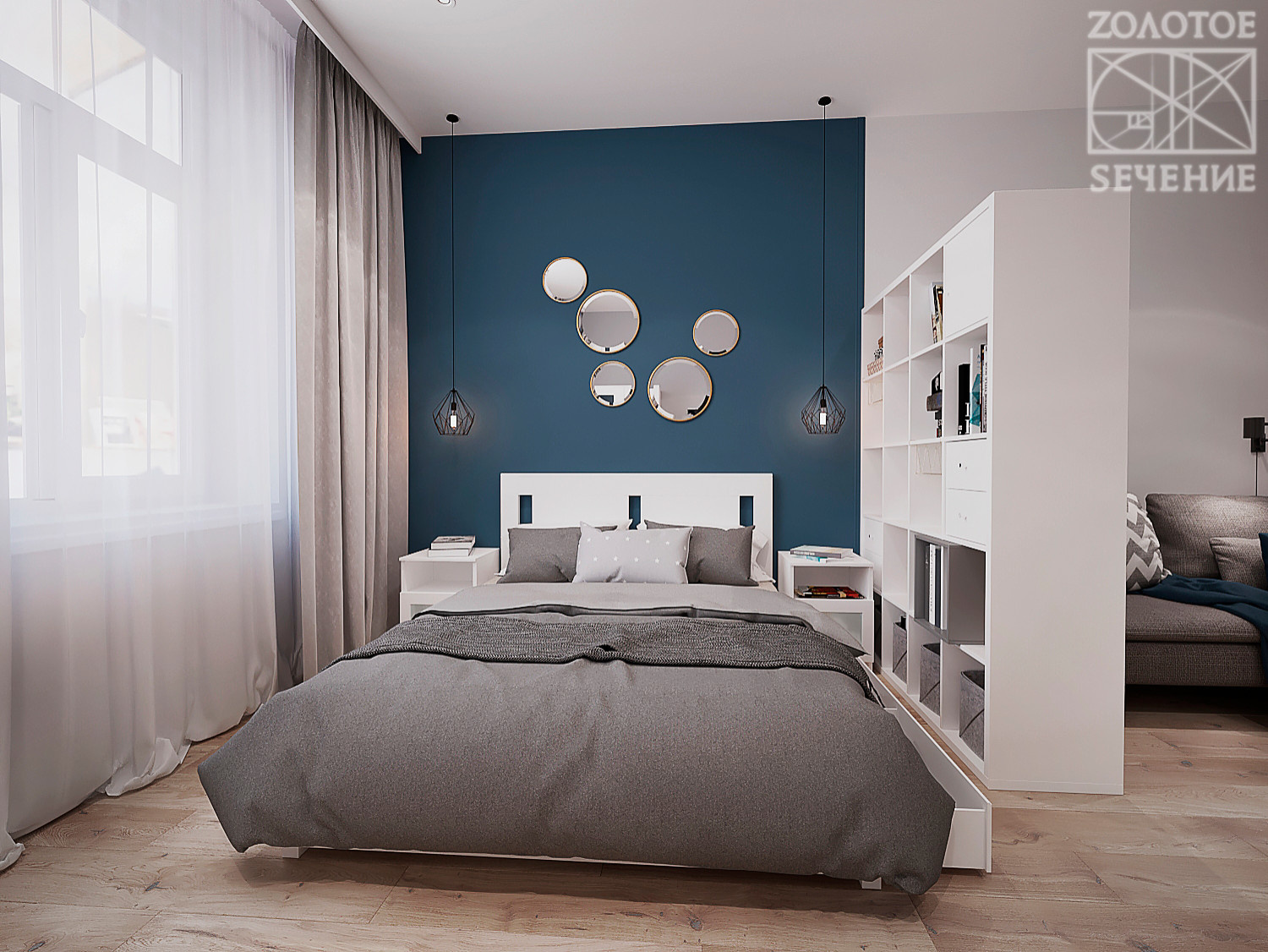 Скандинавские мотивы в квартире для коммерческих целей