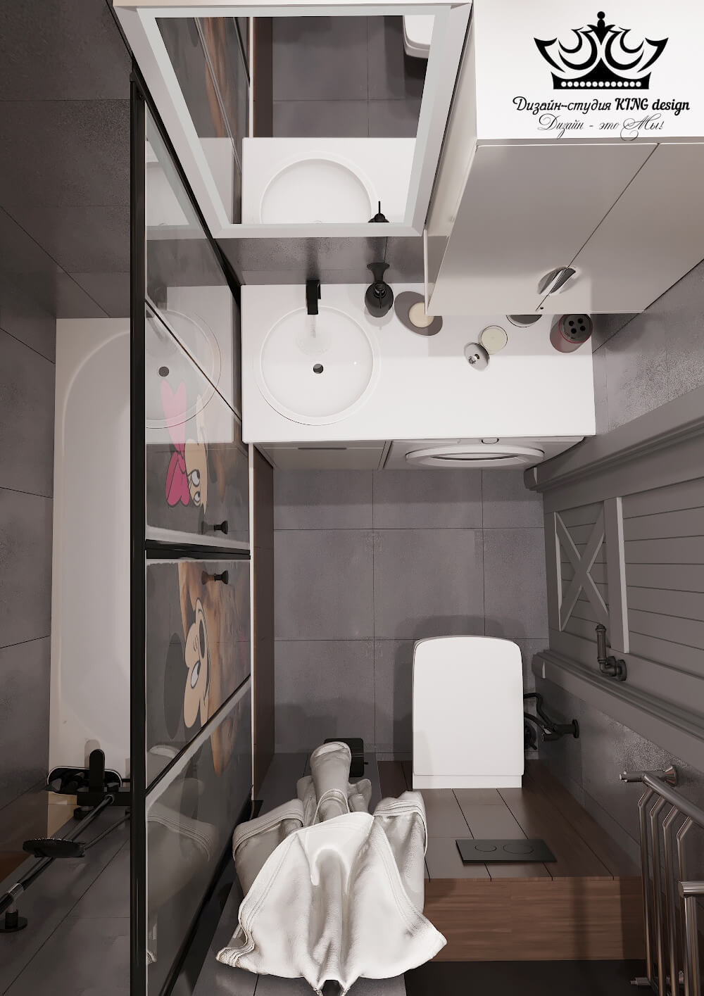 Маленькая студия с нестандартной планировкой