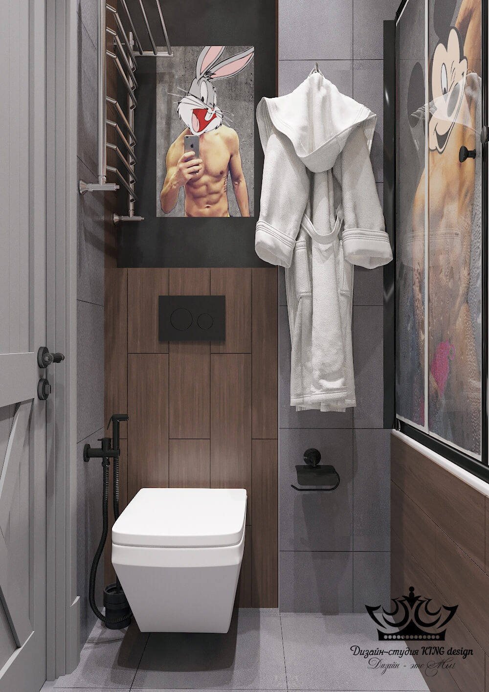 Маленькая студия с нестандартной планировкой