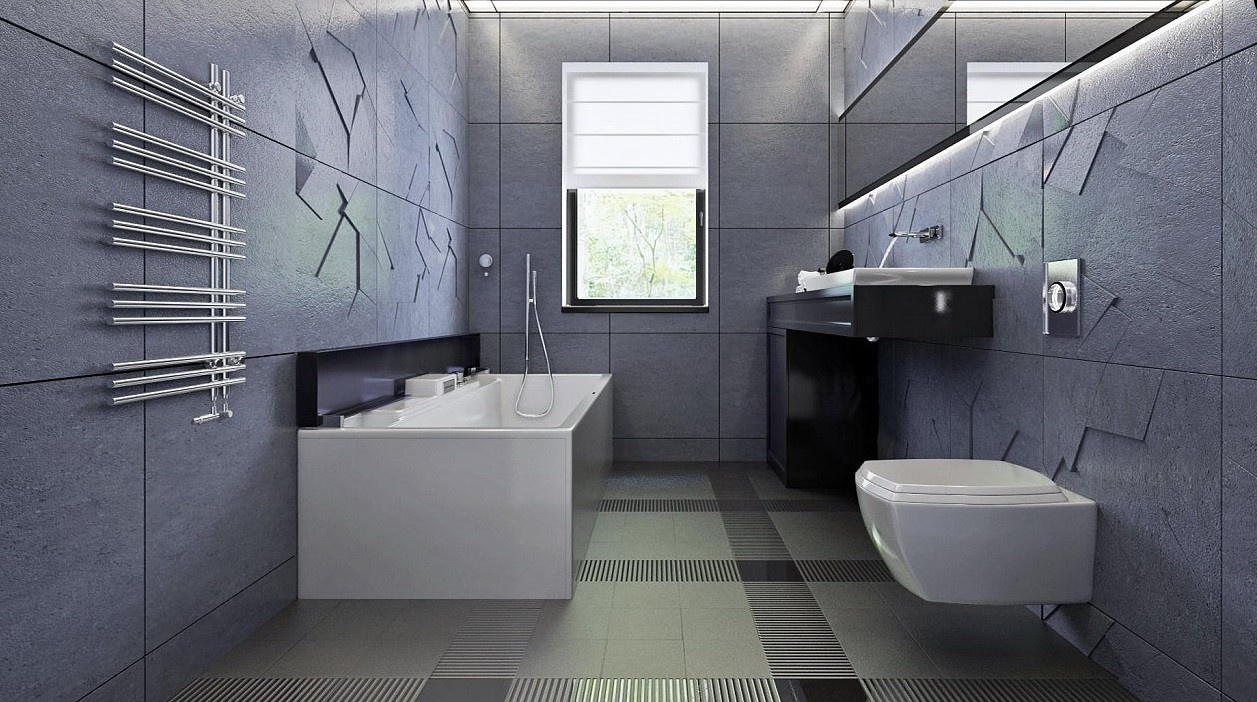 Одноэтажный дом с тремя спальнями по проекту Z273