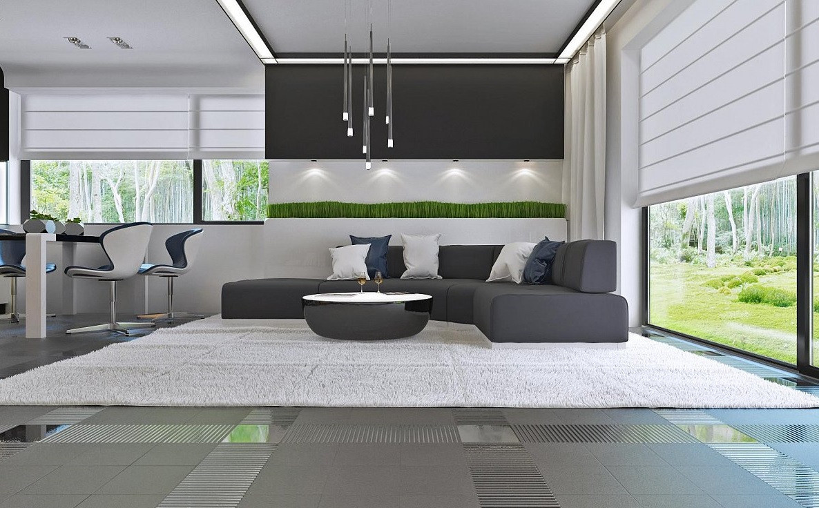 Одноэтажный дом с тремя спальнями по проекту Z273