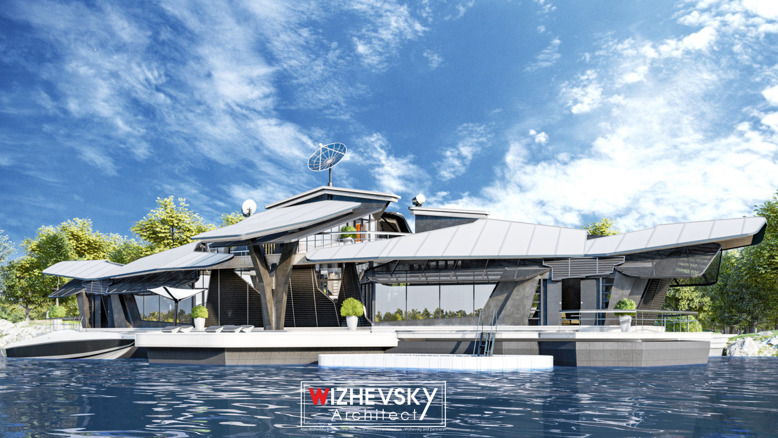 CYBER HOUSE BOAT