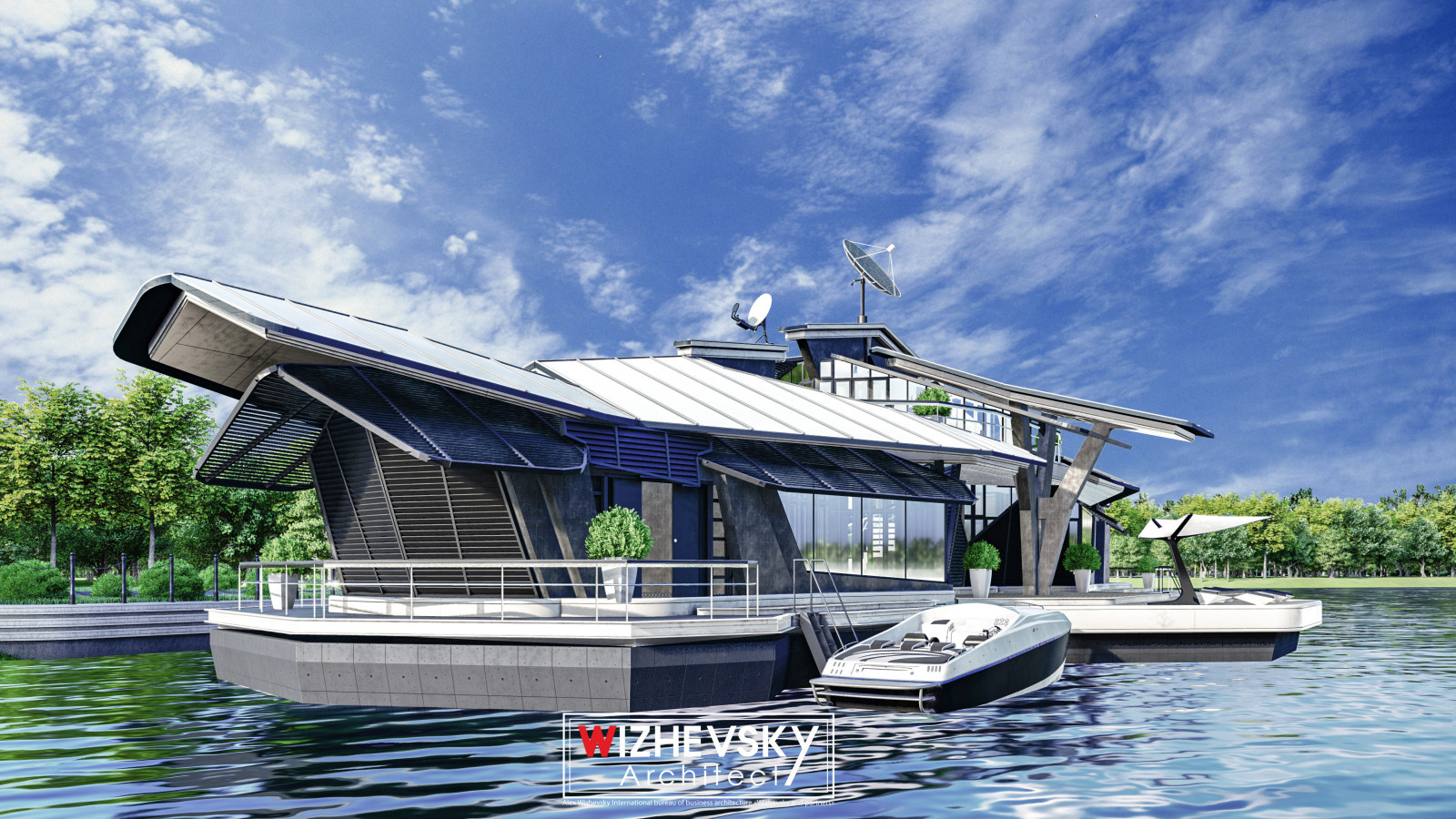 CYBER HOUSE BOAT